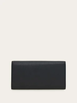 Gancini wallet with shoulder strap - Women