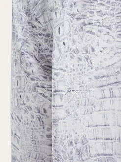 Georgette shirt with orchid print - Women