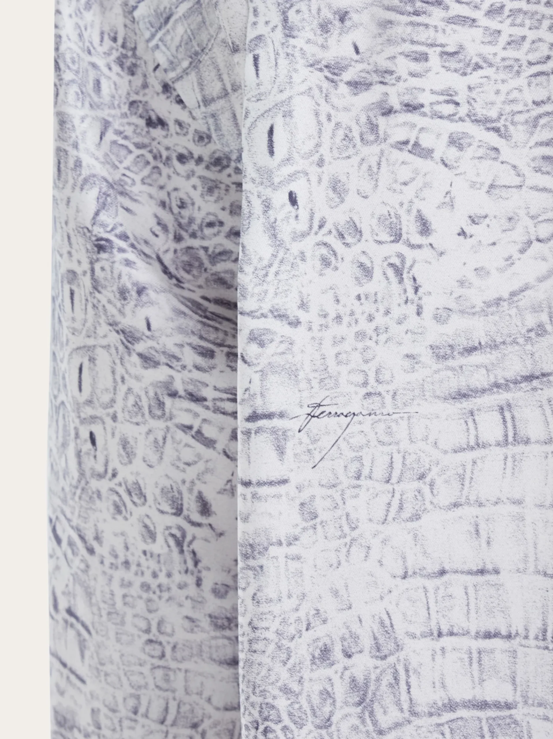 Georgette shirt with orchid print - Women