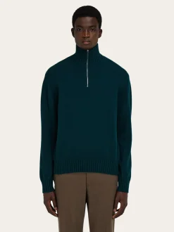 High neck cashmere pullover - Men