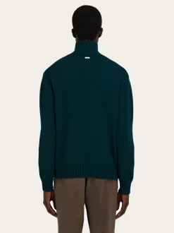 High neck cashmere pullover - Men