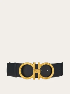 High waist Gancini belt - Women