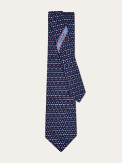 Hockey print silk tie - Men
