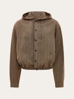 Hooded lightweight blouson - Men