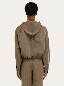 Hooded lightweight blouson - Men