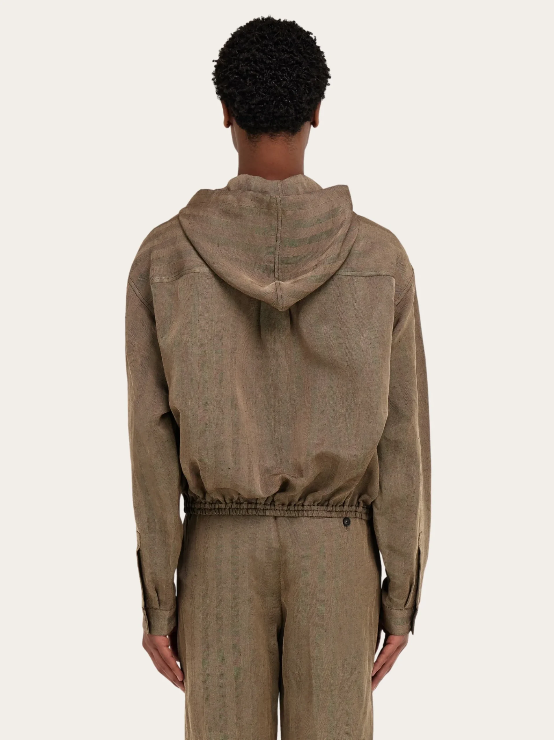 Hooded lightweight blouson - Men
