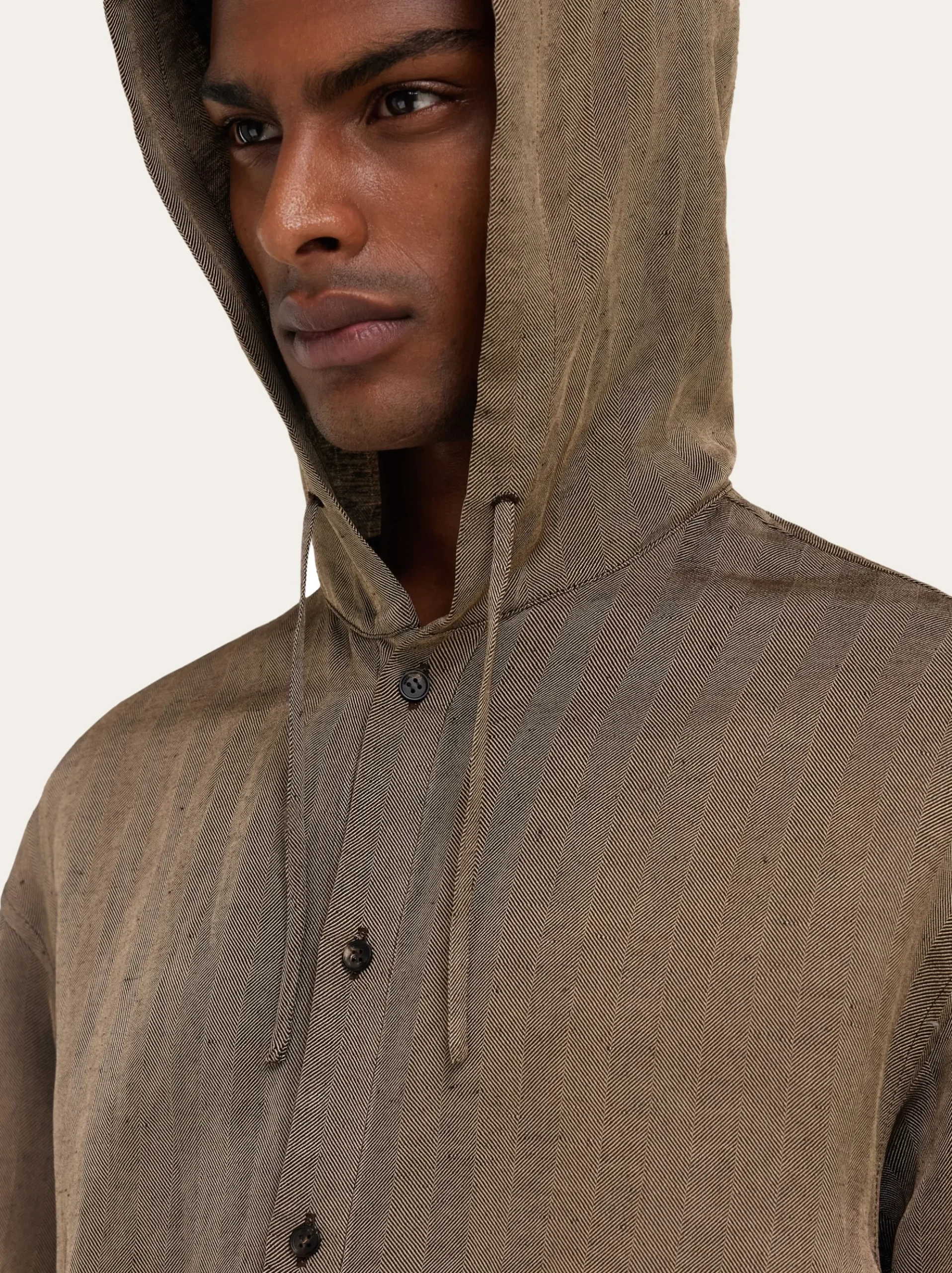 Hooded lightweight blouson - Men