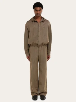 Hooded lightweight blouson - Men
