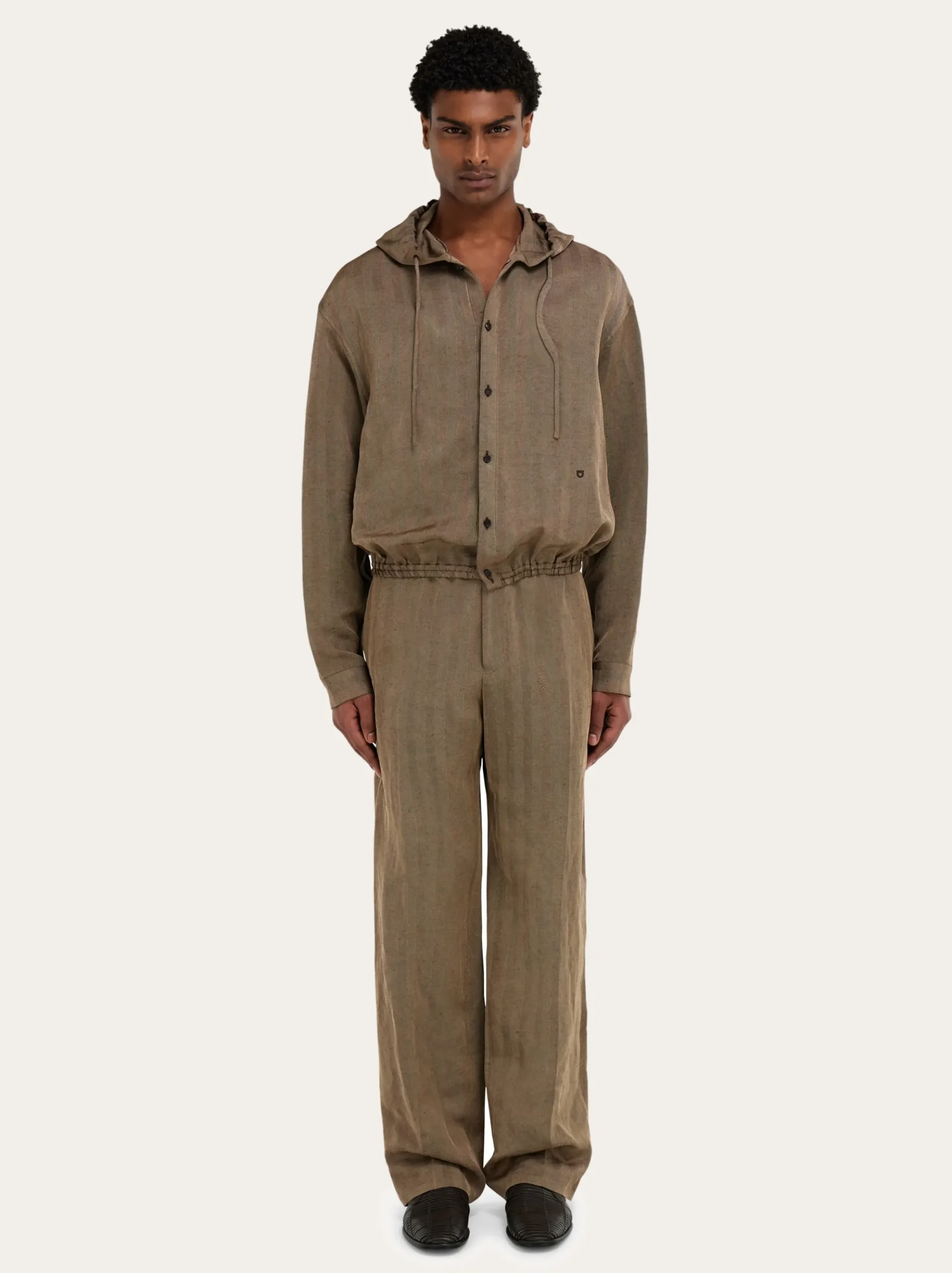 Hooded lightweight blouson - Men