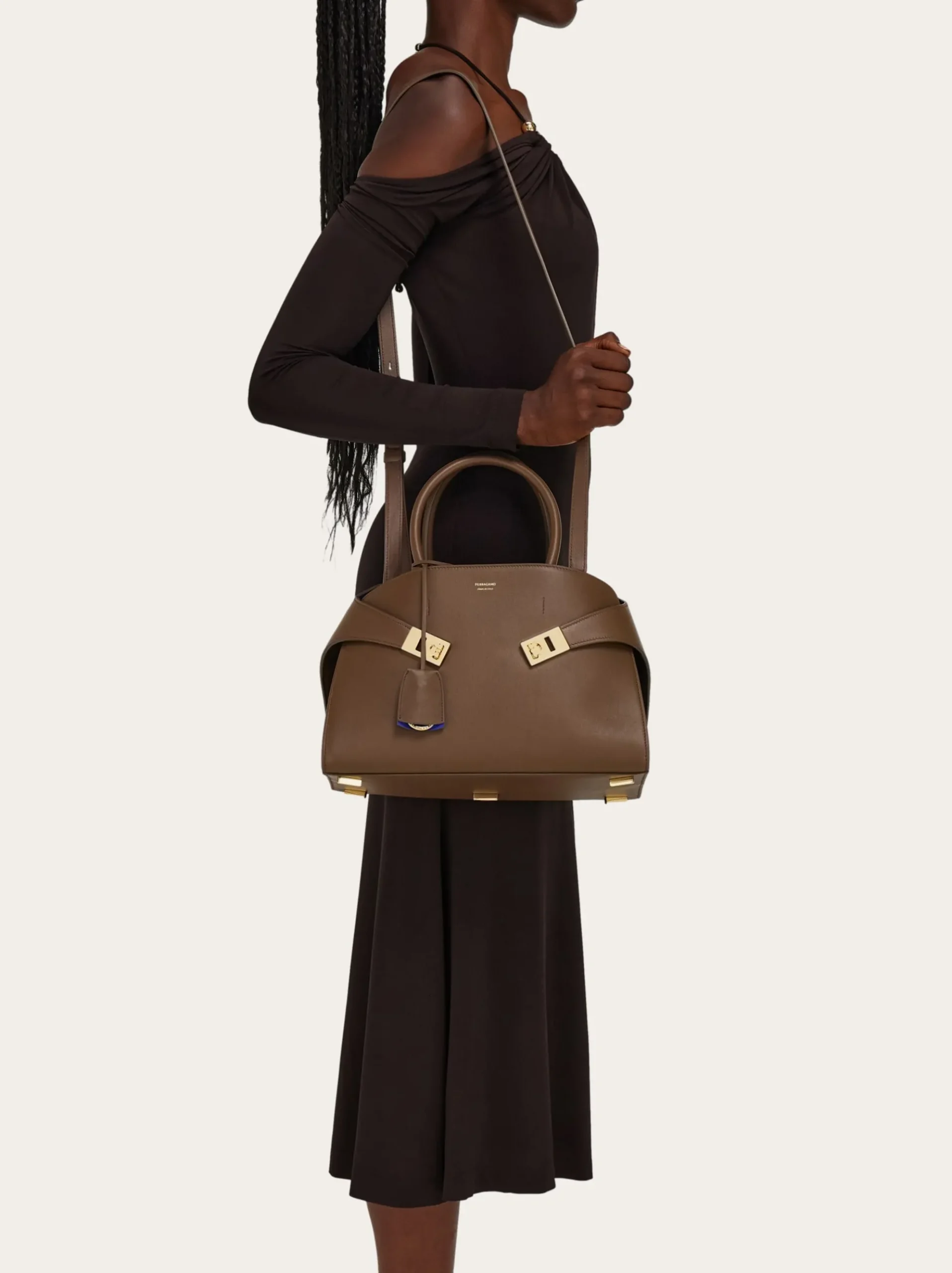 Hug bicolor handbag (M) - Women