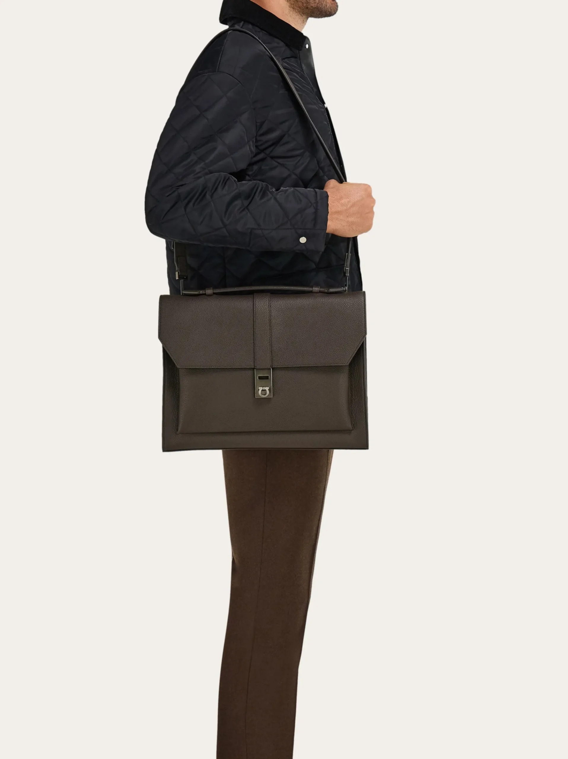 Hug buckle briefcase - Men
