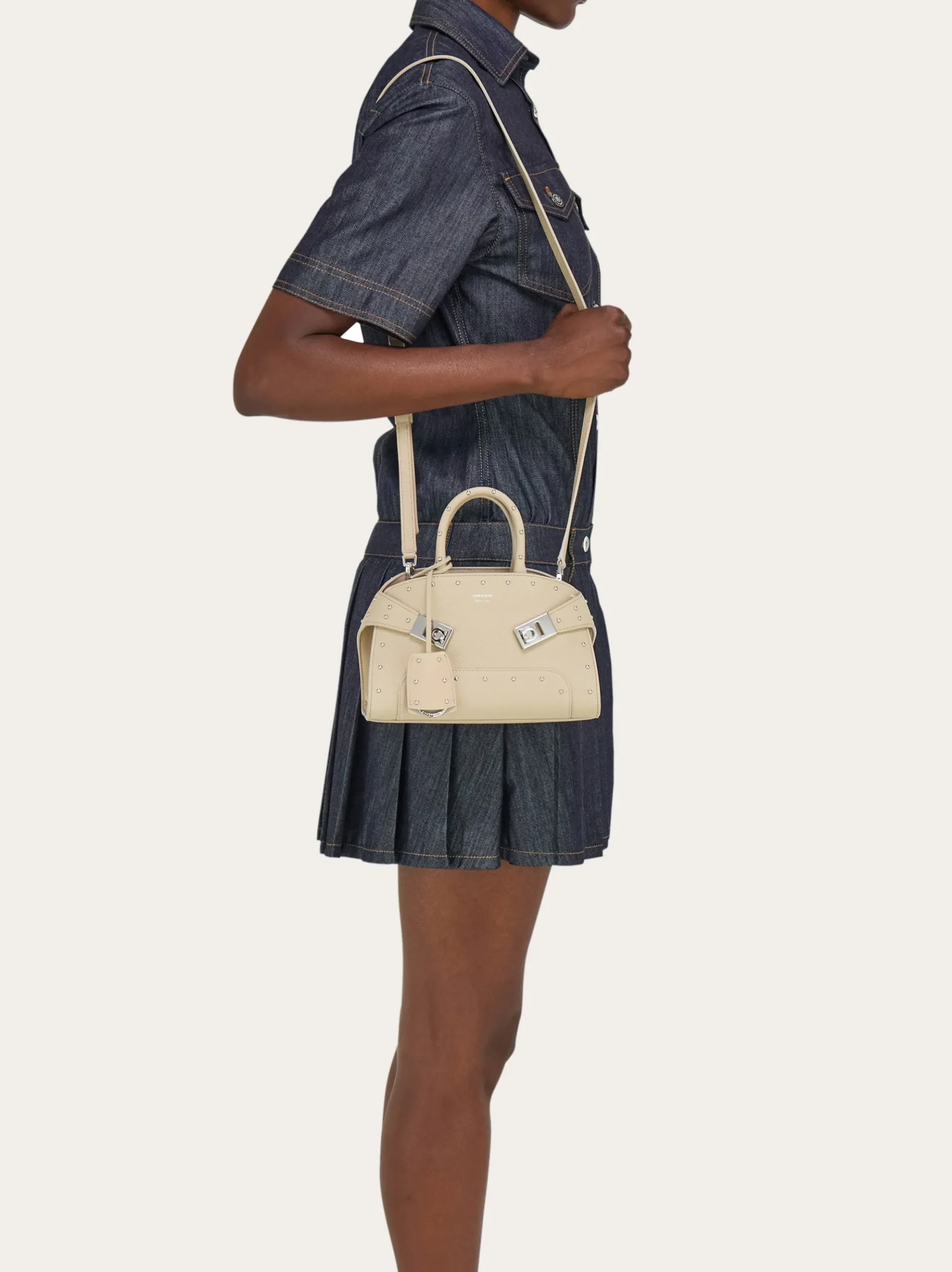Hug handbag with studs (XS) - Women