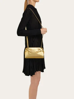 Hug metallic mini crossbody bag - Women