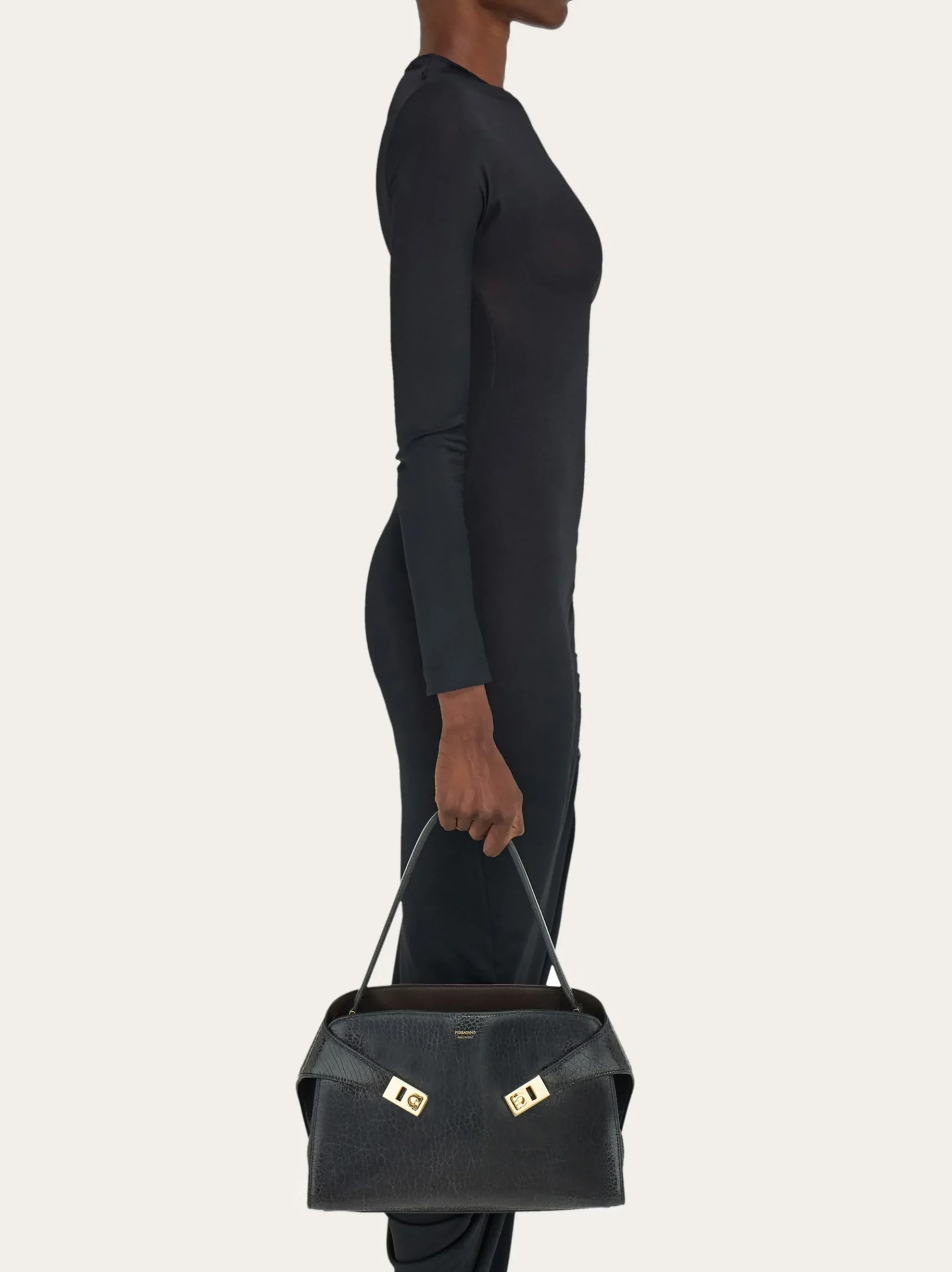 Hug Soft bicolor shoulder bag (M) - Women