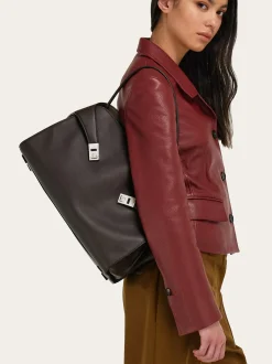 Hug Soft bicolor shoulder bag (L) - Women