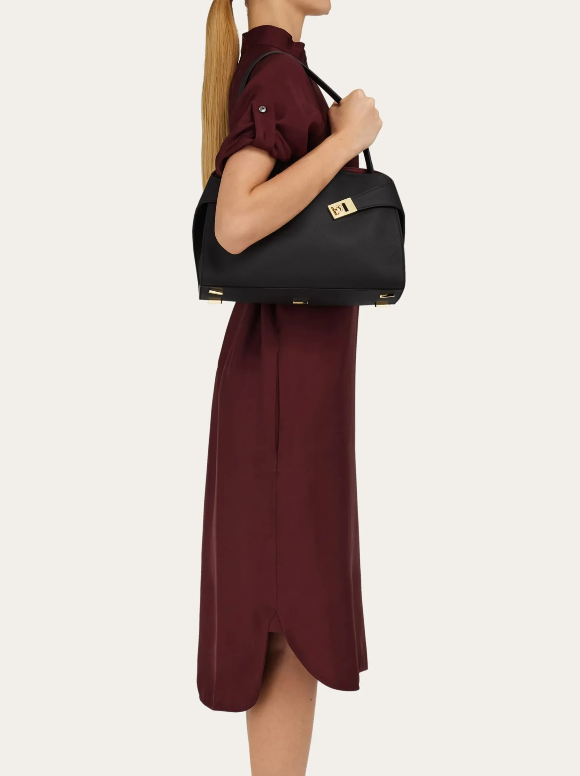 Hug Soft bicolor shoulder bag (M) - Women