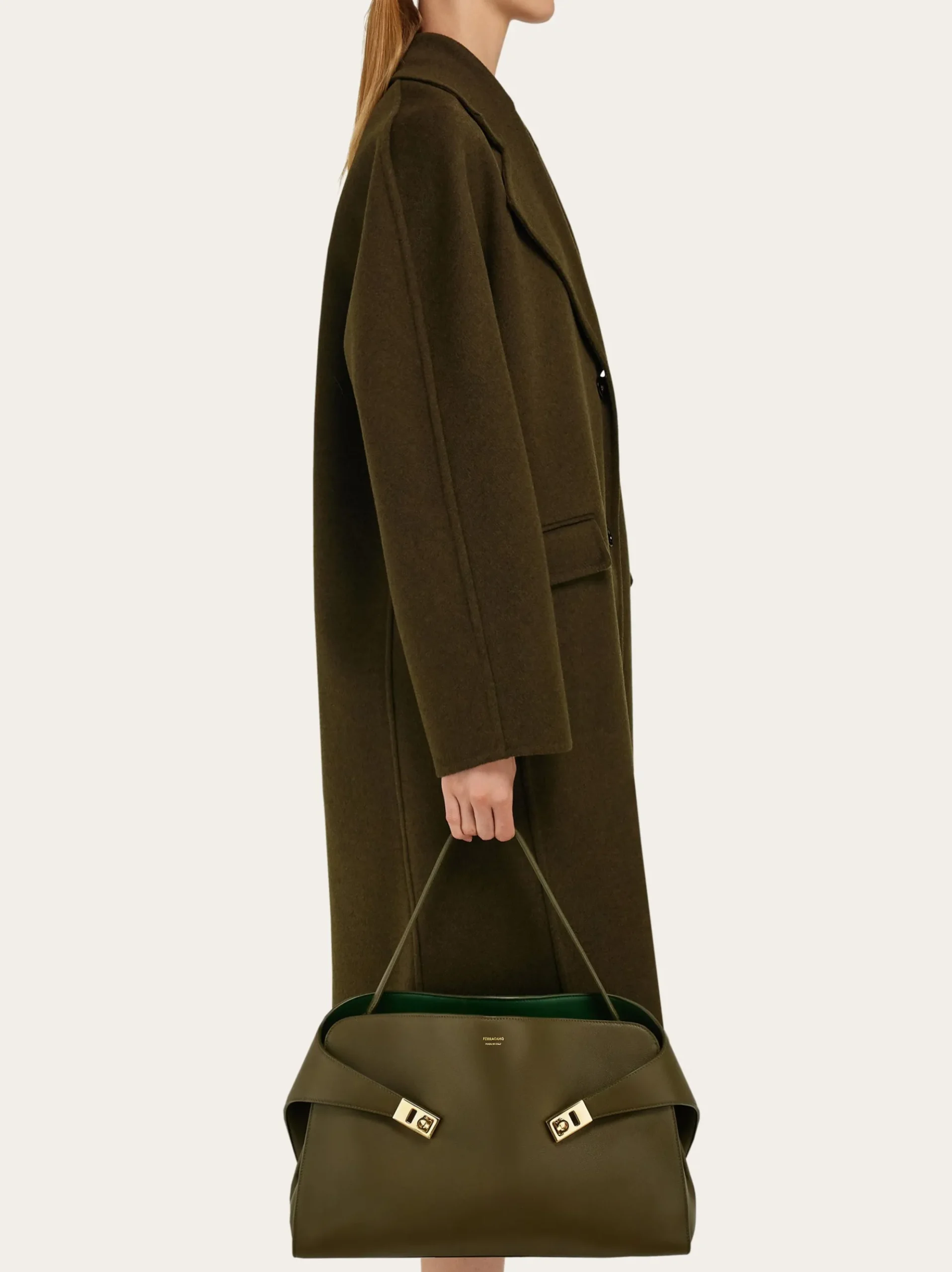 Hug Soft bicolor shoulder bag (L) - Women