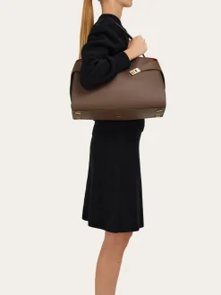 Hug Soft bicolor shoulder bag (L) - Women