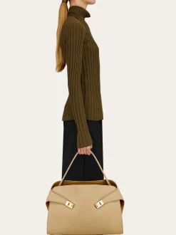 Hug Soft bicolor shoulder bag (L) - Women