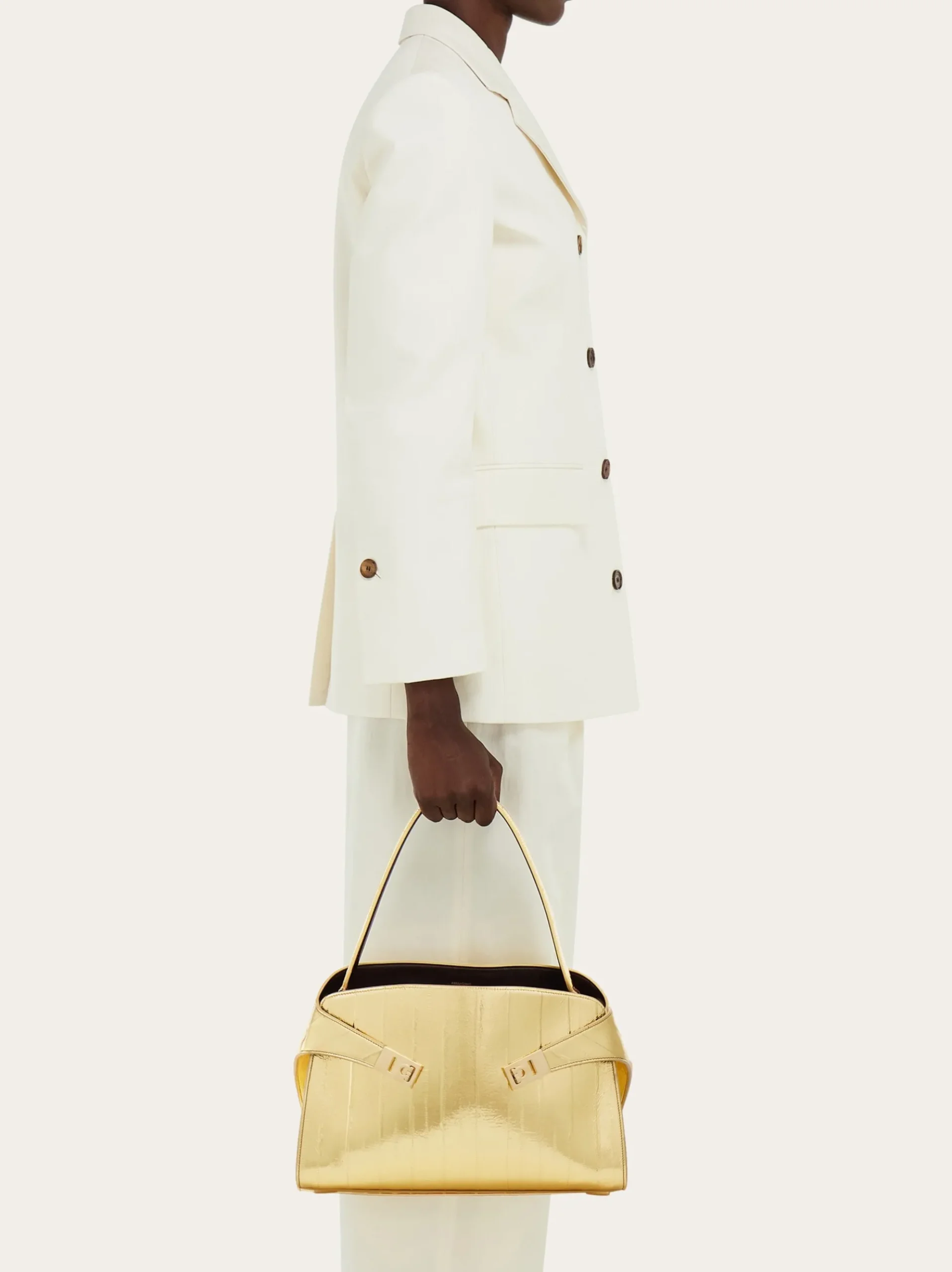 Hug Soft bicolor shoulder bag (M) - Women