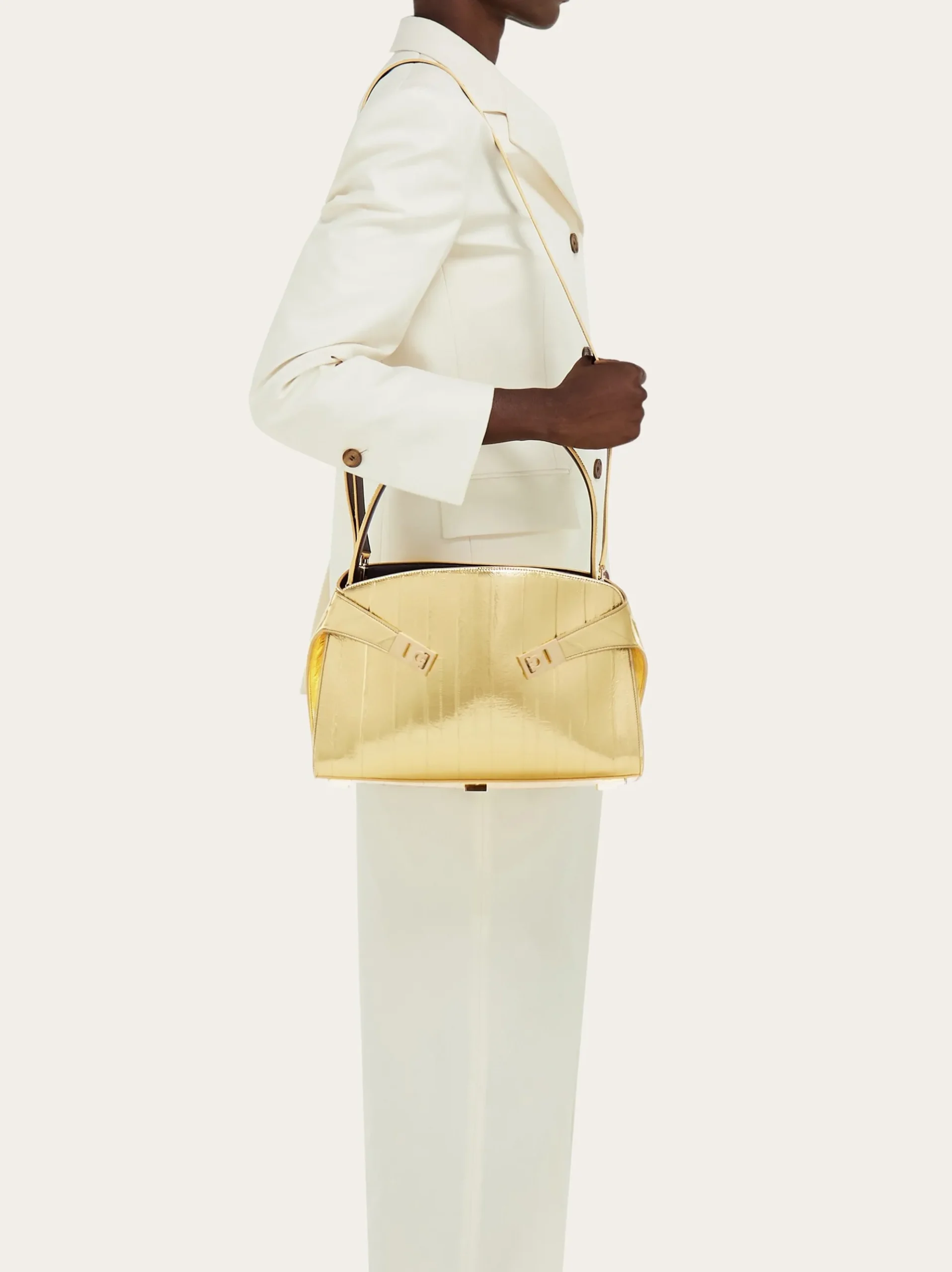 Hug Soft bicolor shoulder bag (M) - Women