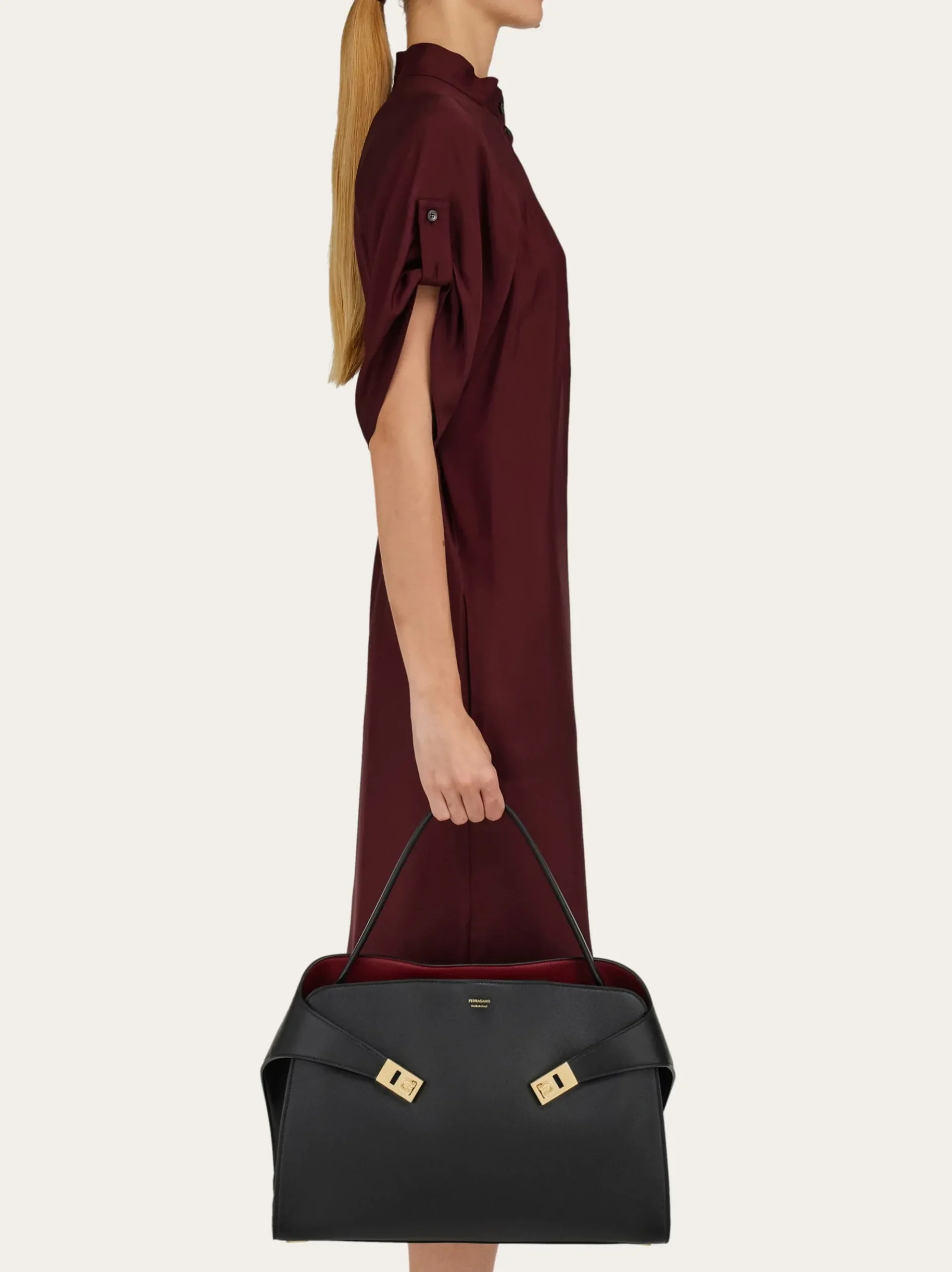 Hug Soft bicolor shoulder bag (L) - Women