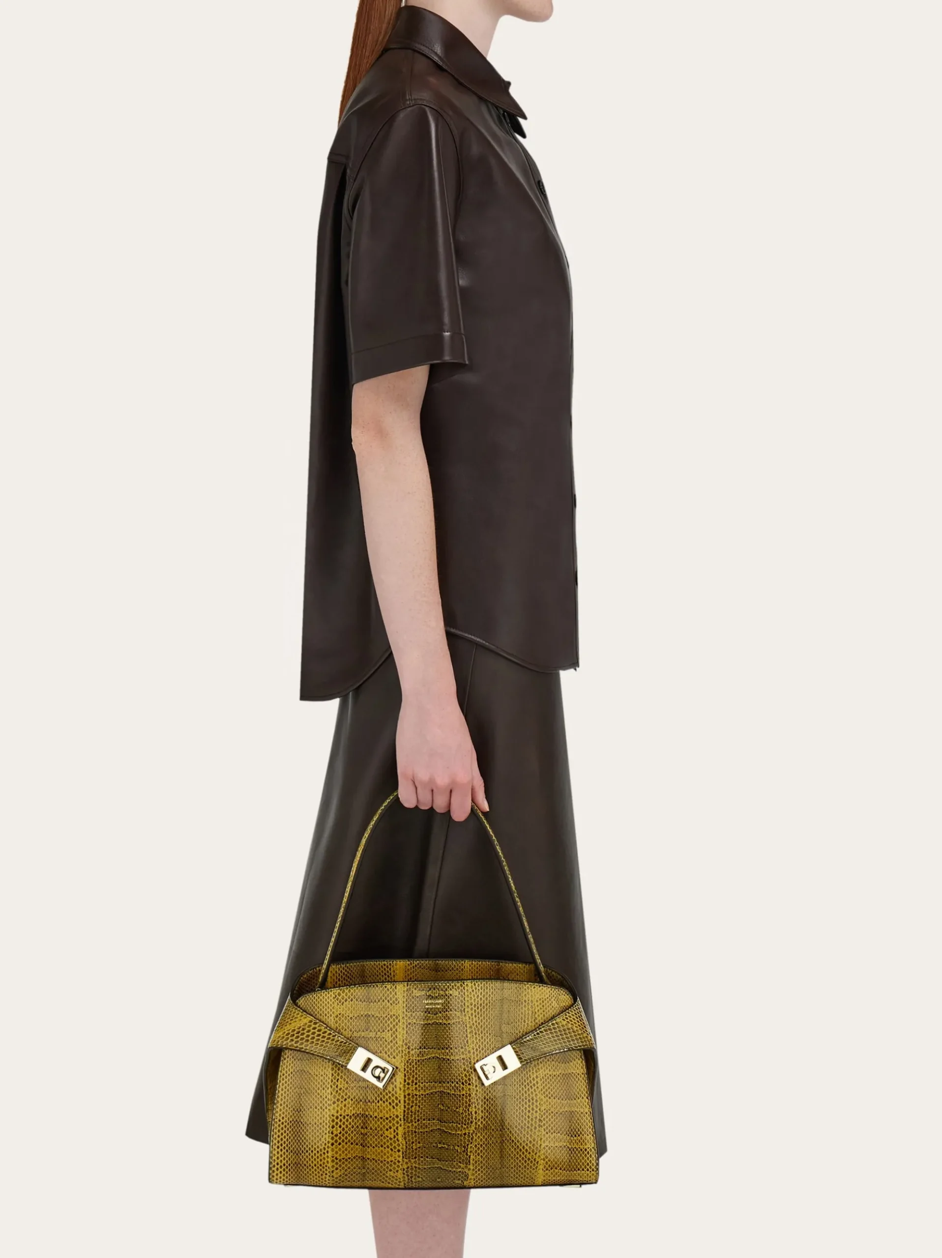 Hug Soft bicolor shoulder bag (M) - Women