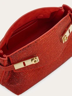 Hug Soft crossbody bag with crystals (XS) - Women