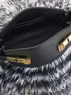 Hug Soft crossbody bag with feathers (XS) - Women