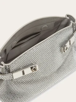 Hug Soft crossbody bag with crystals (XS) - Women