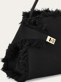 Hug Soft fringed shoulder bag (L) - Women
