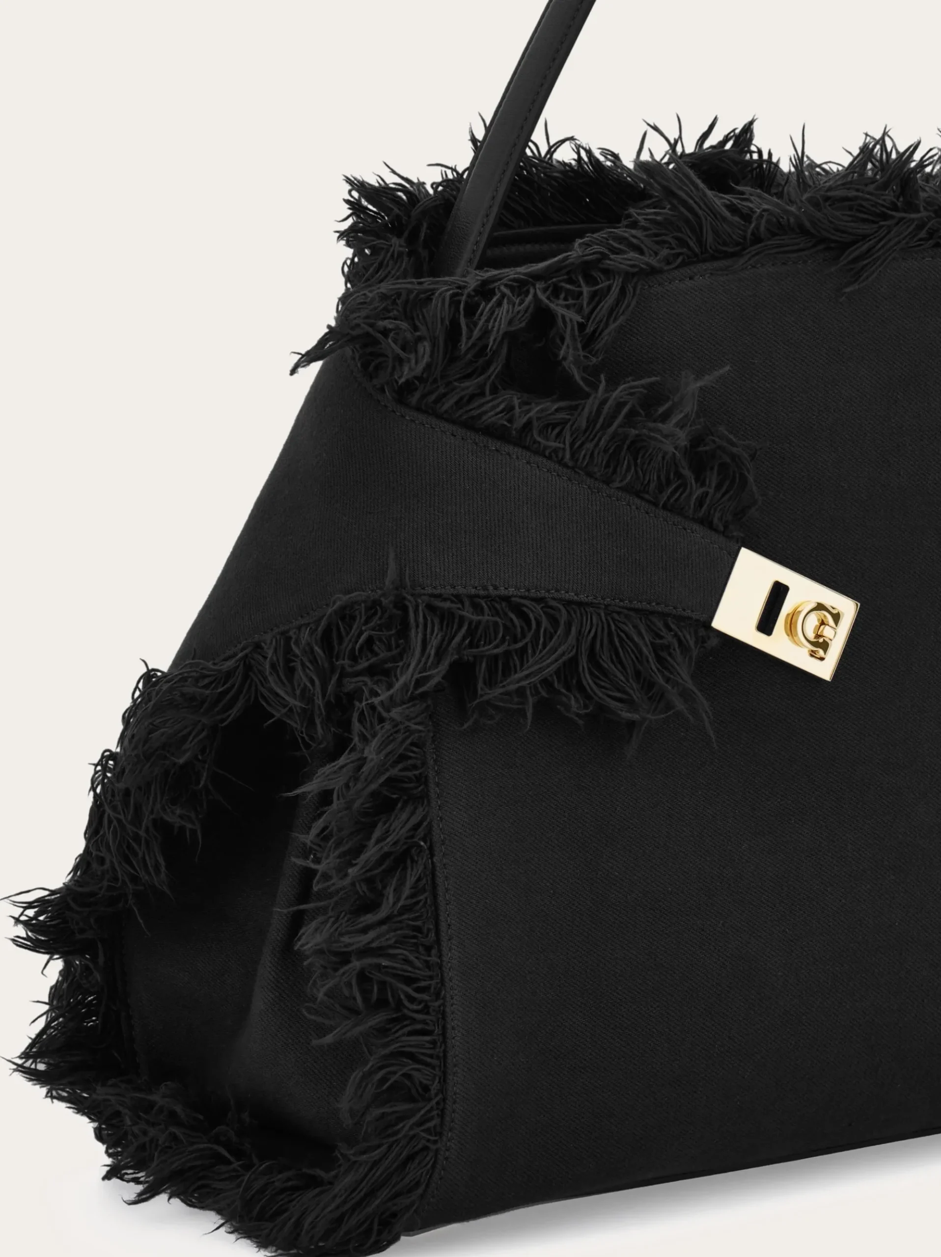 Hug Soft fringed shoulder bag (L) - Women