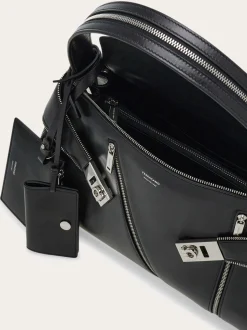 Hug Soft multi-zip shoulder bag (M) - Women