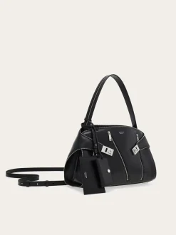 Hug Soft multi-zip shoulder bag (M) - Women