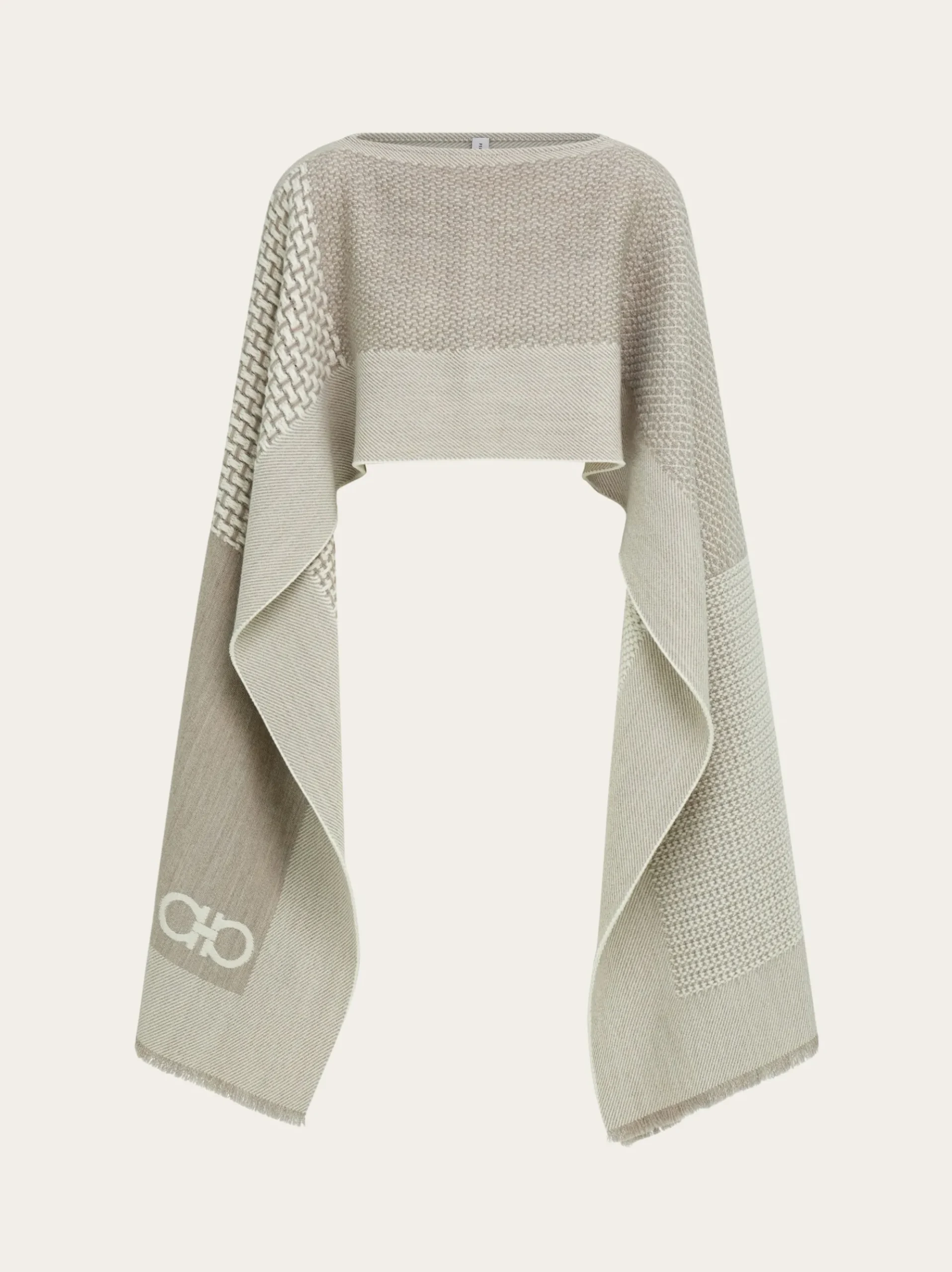 Jacquard cape - Women