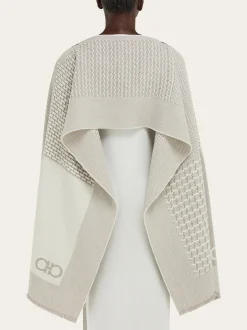 Jacquard cape - Women