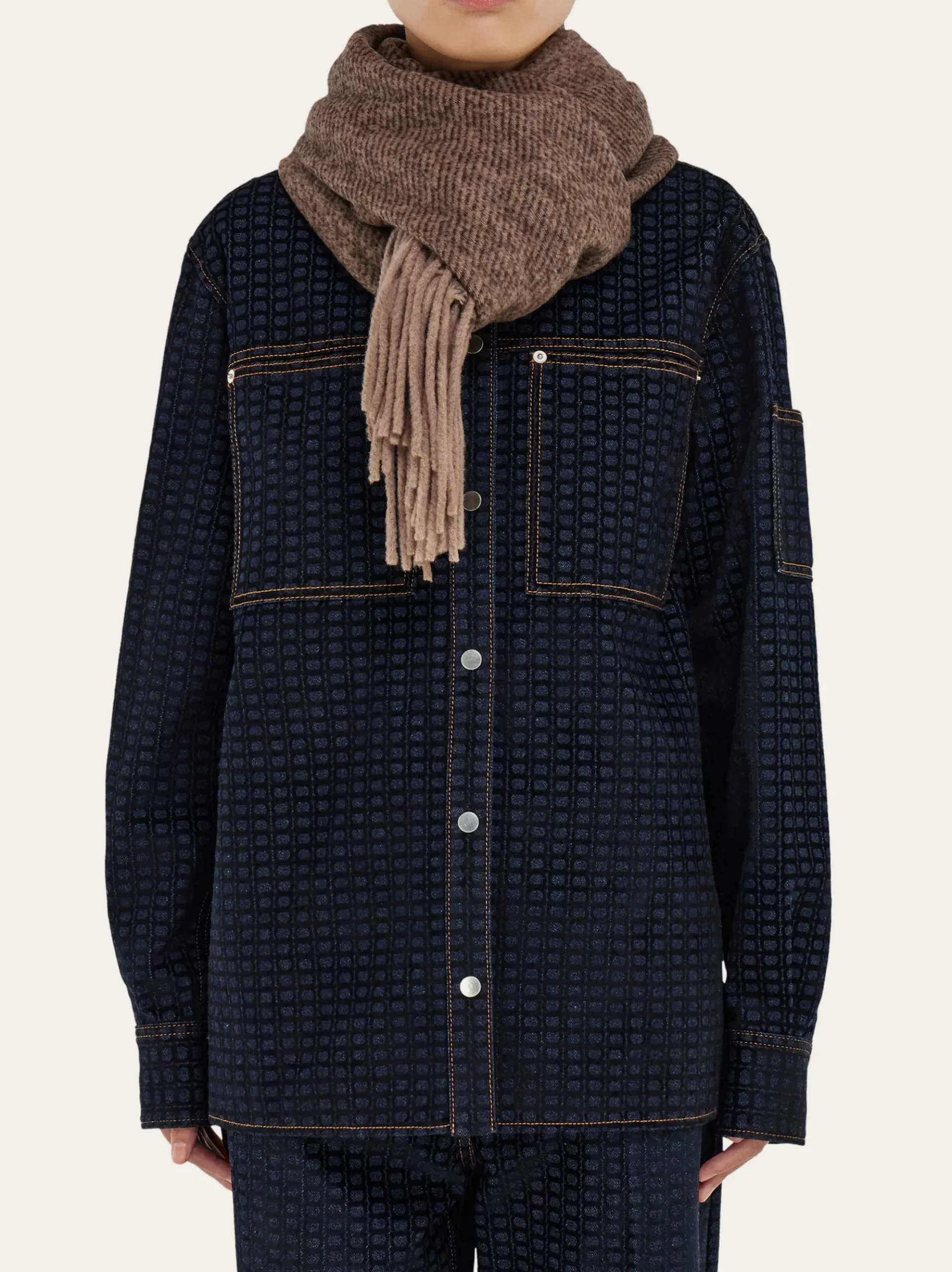 Jacquard scarf - Women