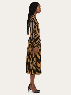 Jersey dress with ruched detail - Women