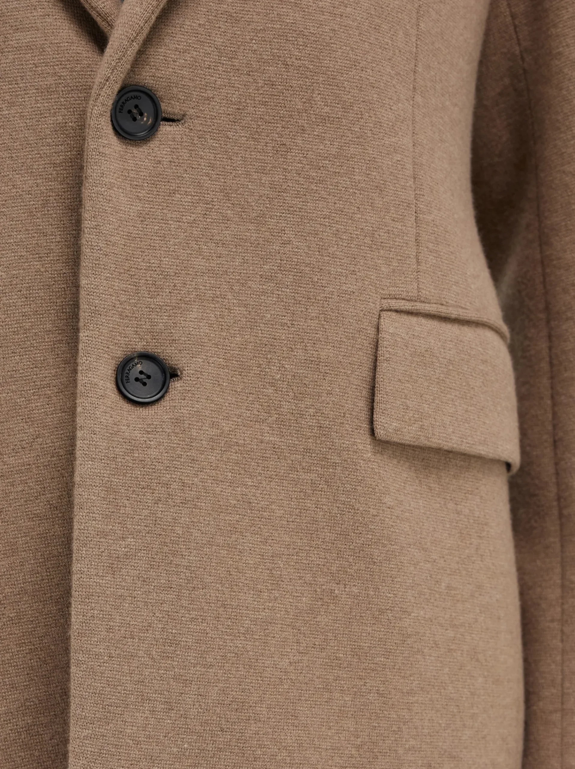 Jersey interlock blazer - Men