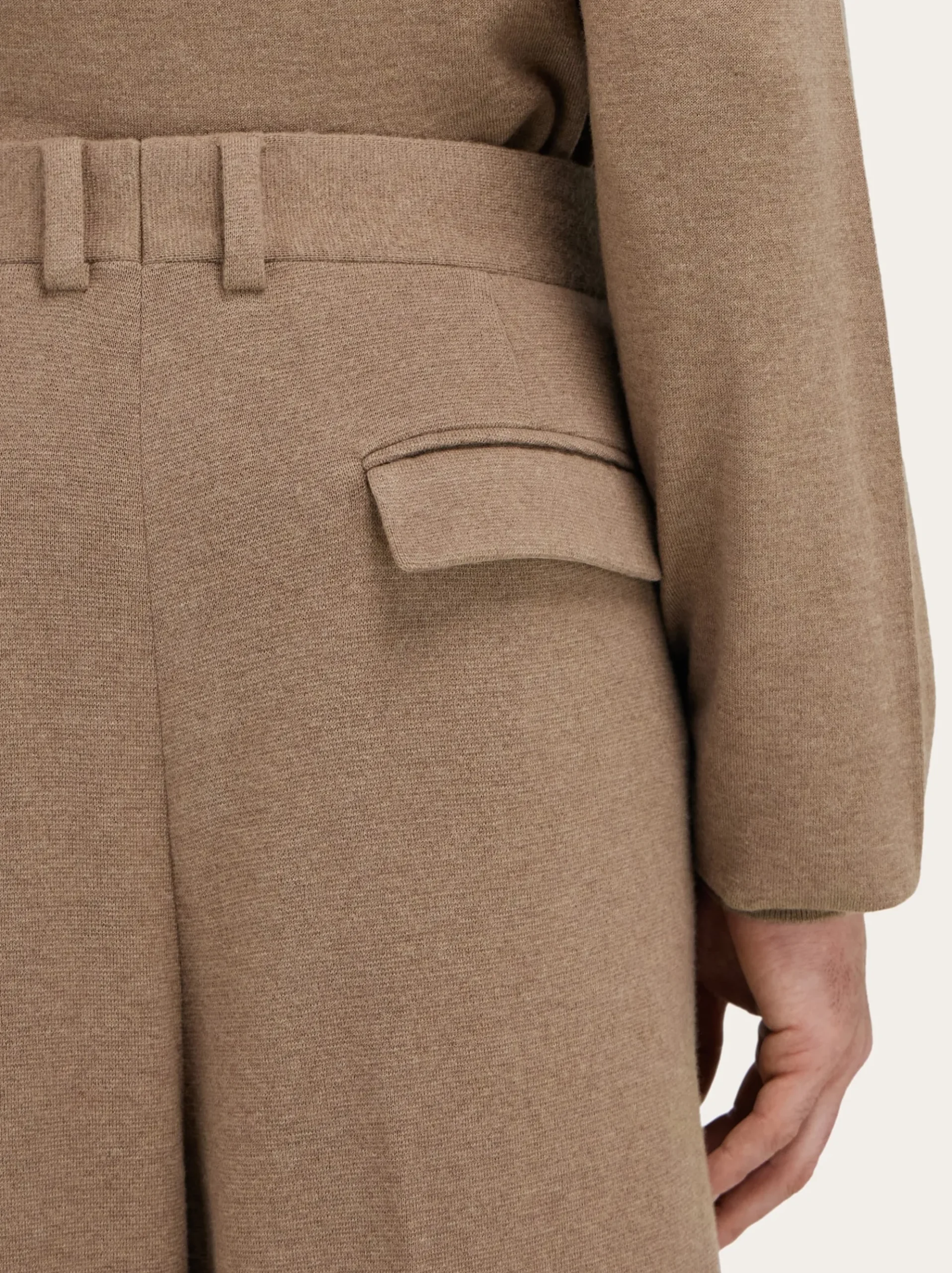 Jersey interlock tailored trouser - Men