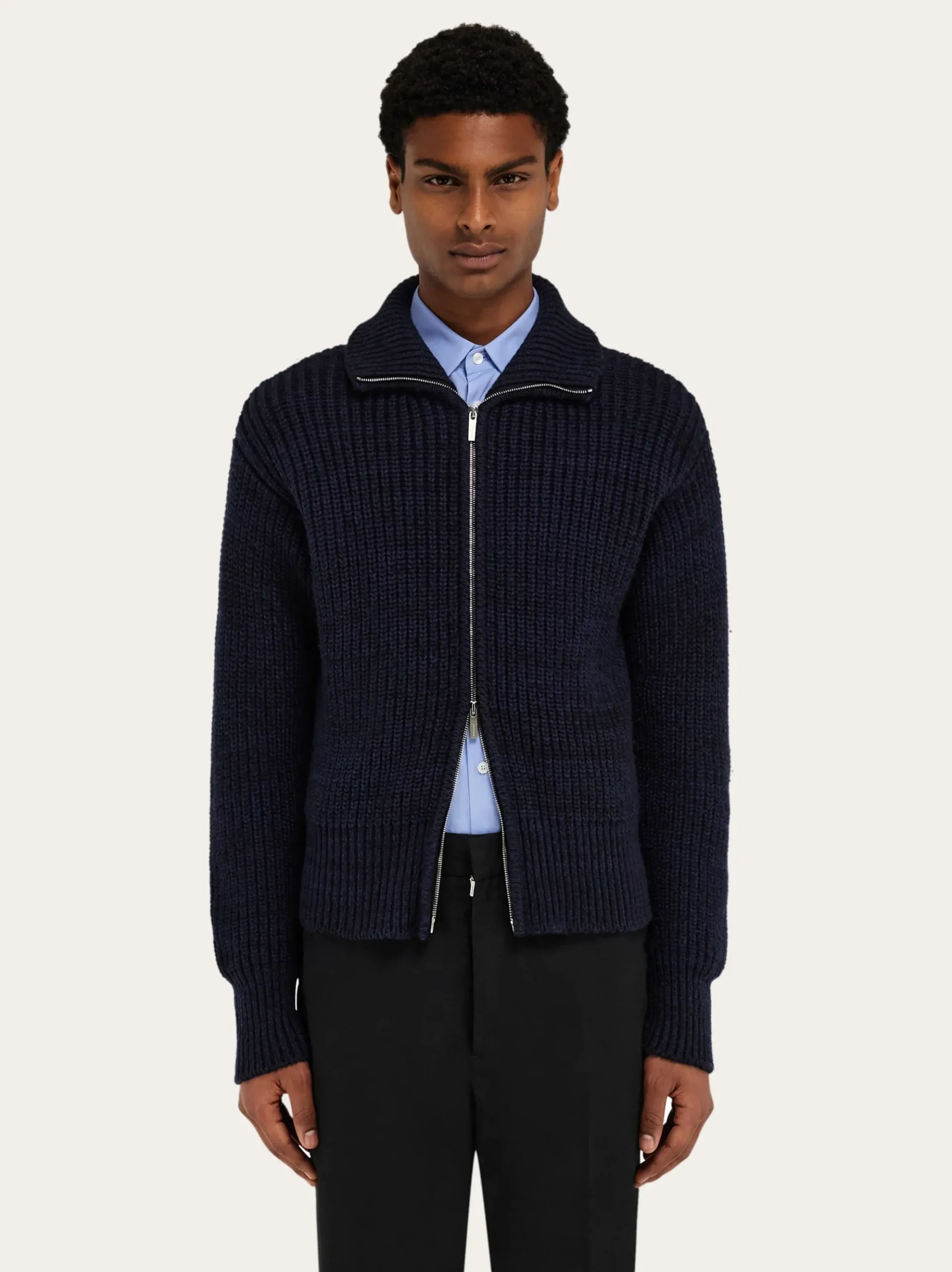 Knitted blouson - Men
