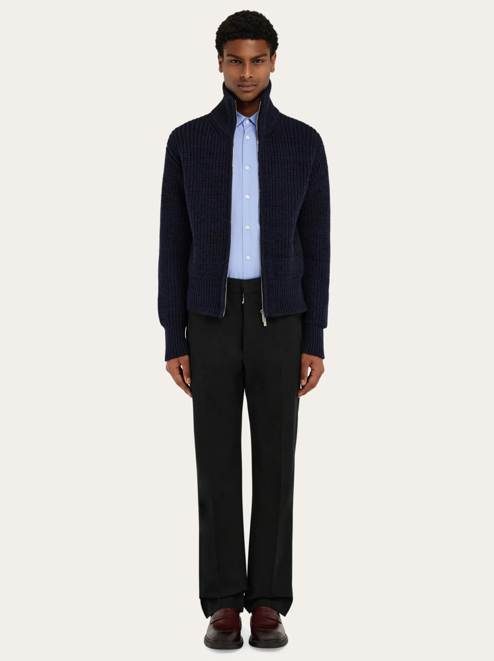 Knitted blouson - Men