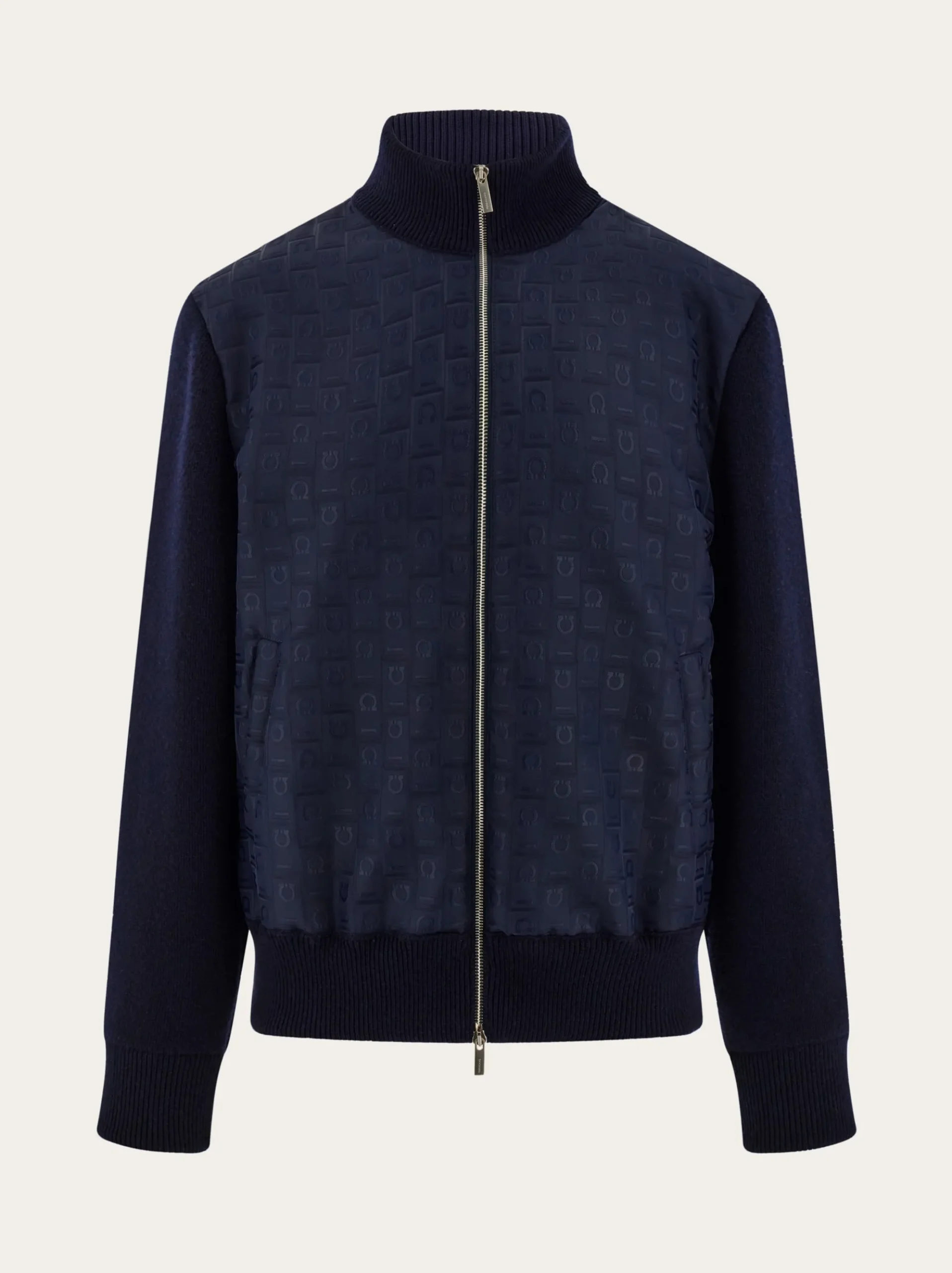 Knitted bomber jacket - Men