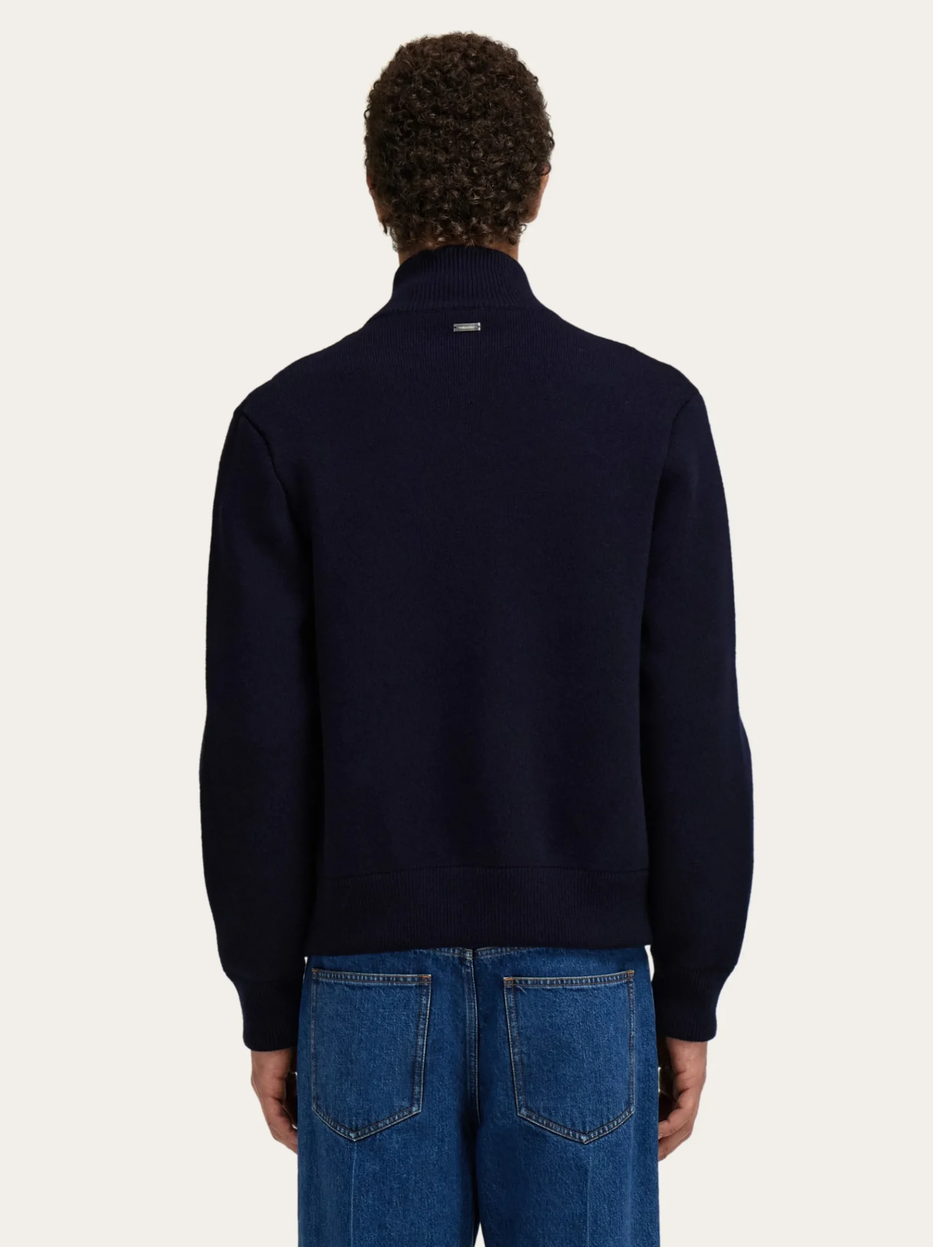 Knitted bomber jacket - Men