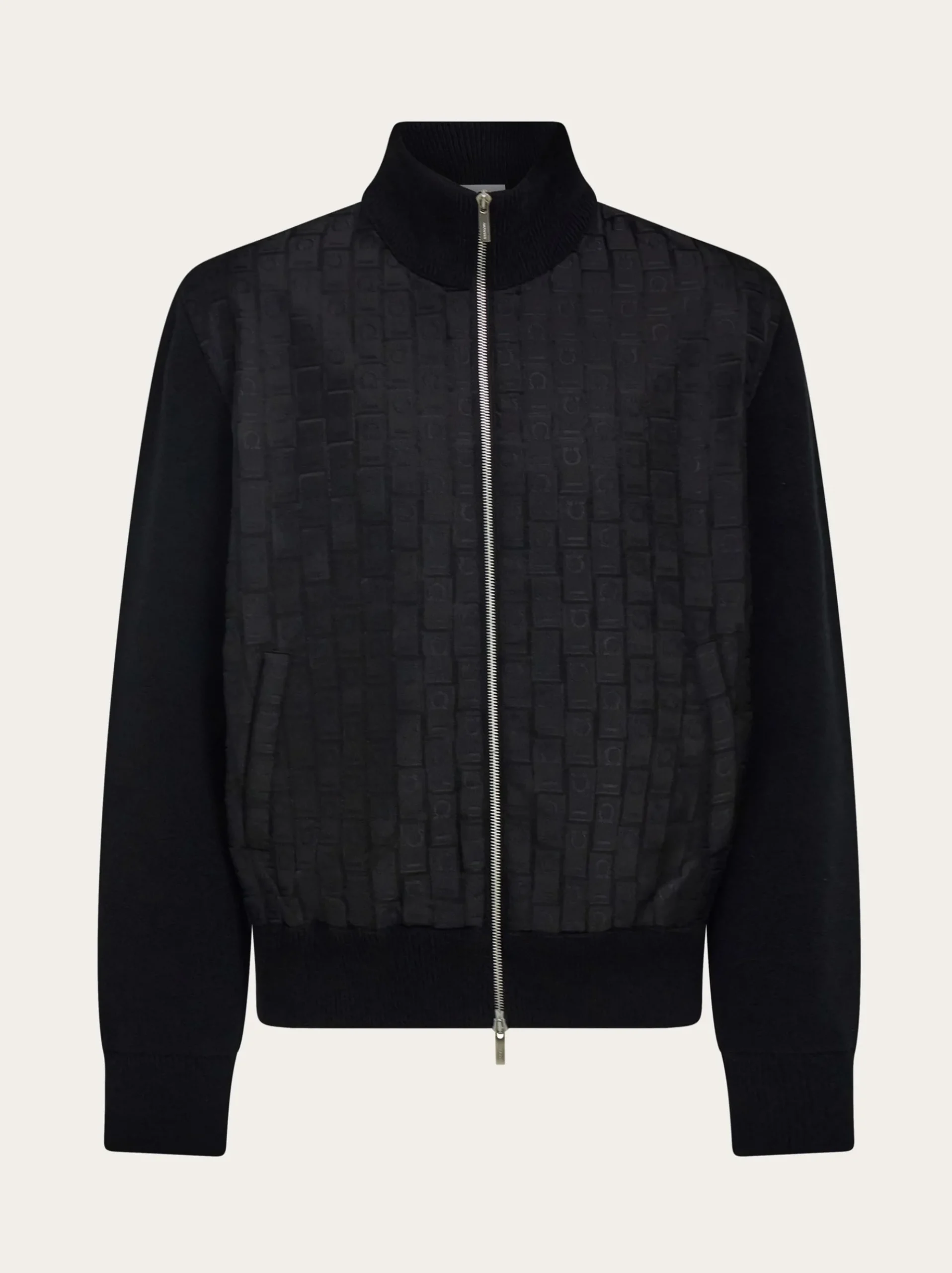 Knitted bomber jacket - Men
