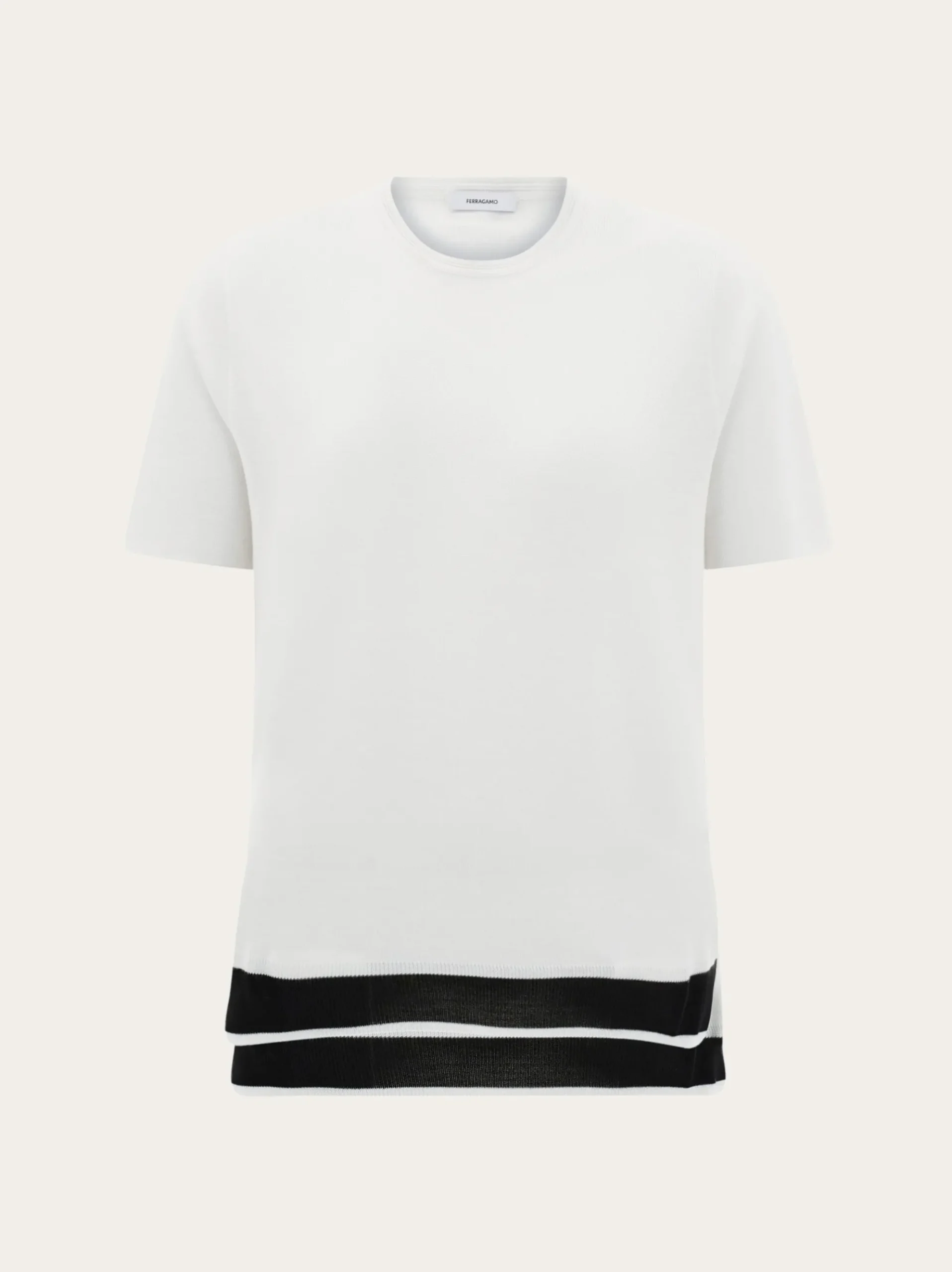 Knitted silk T-shirt - Women