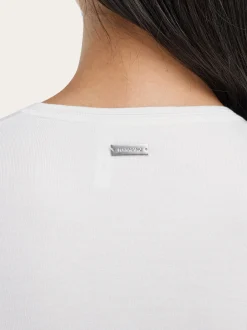 Knitted silk T-shirt - Women