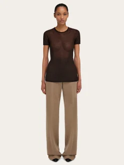 Knitted T-shirt - Women