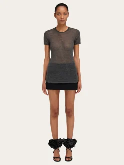 Knitted T-shirt - Women