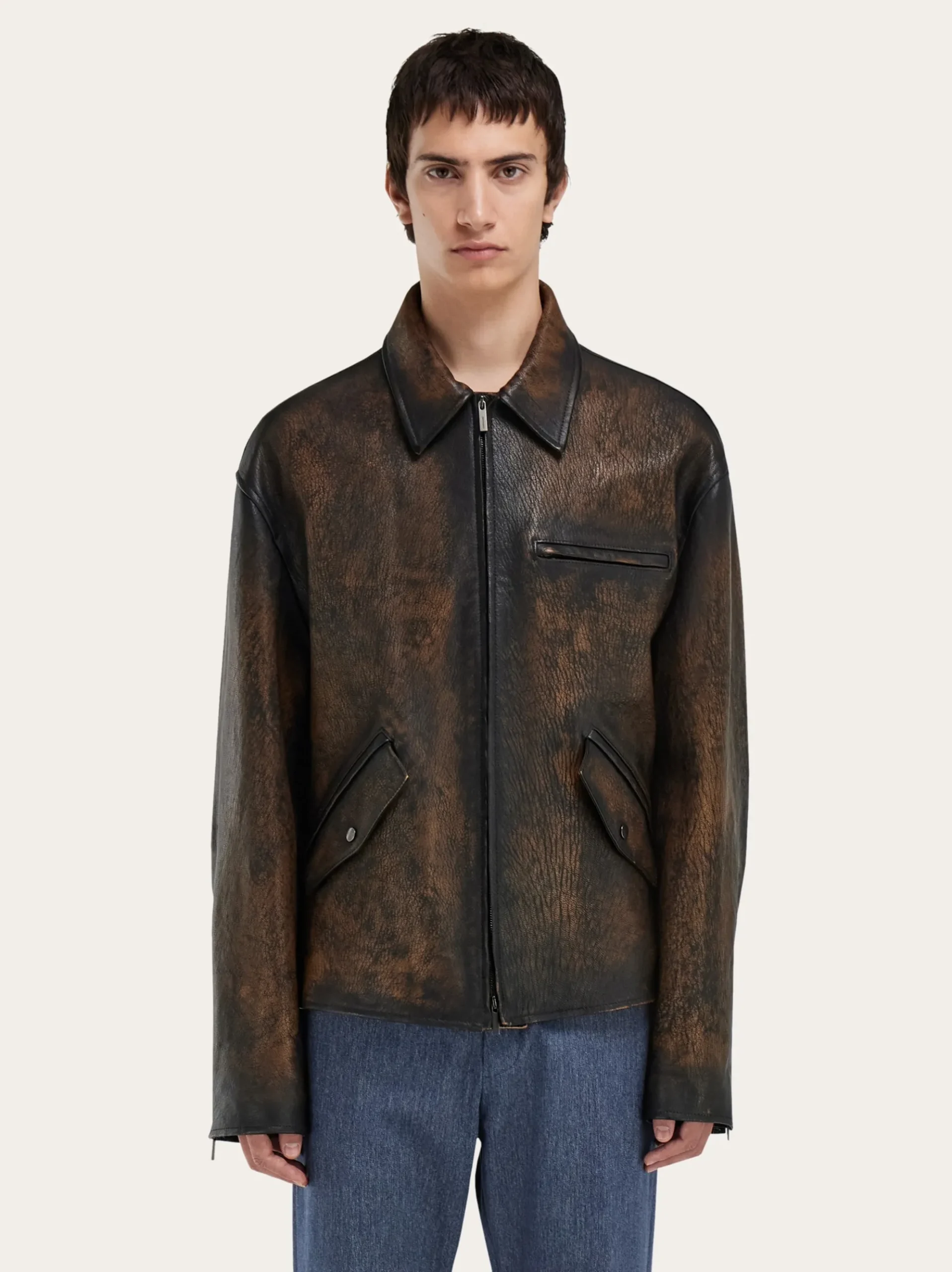 Leather jacket - Men